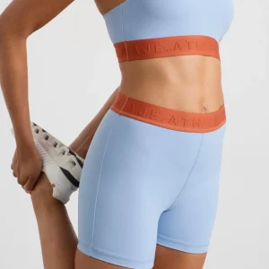 Cheap Aje ATHLETICA Bike Short 017 Steel Blue Copper Orange