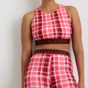 Shop Aje ATHLETICA Bike Short 017 Blurred Pink Check