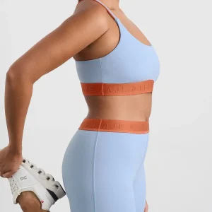 Cheap Aje ATHLETICA Bike Short 017 Steel Blue Copper Orange