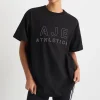 Fashion Aje ATHLETICA Block Logo Boyfriend Tee 102 Black/White