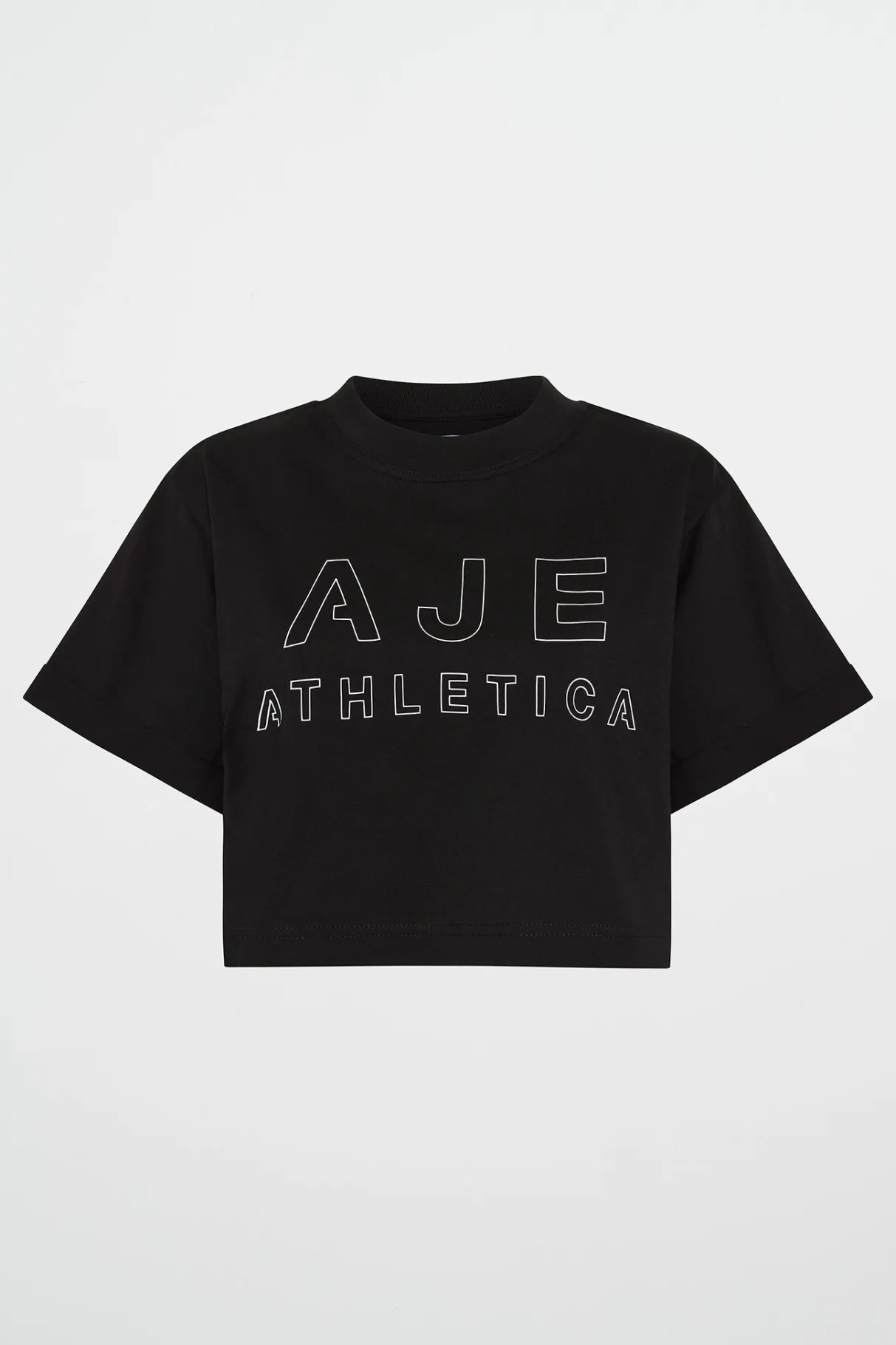 block_logo_cropped_tee__1.webp Store Aje ATHLETICA Block Logo Cropped Tee 105 Black/White