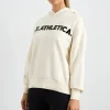 Discount Aje ATHLETICA Bold Logo Hoodie 013 Ecru