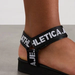 Best Sale Aje ATHLETICA Bold Logotape Sandal 917 Black/White