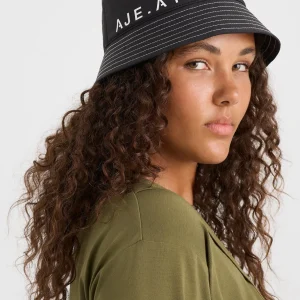 Flash Sale Aje ATHLETICA Bold Spray Bucket Hat 979 Black/White
