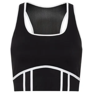 Best Sale Aje ATHLETICA Bonded Seam Training Sports Bra 310 Black/White