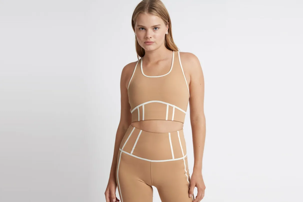 bonded_seam_training_sports_bra__11.webp Best Aje ATHLETICA Bonded Seam Training Sports Bra 310 Beige/Light Ivory
