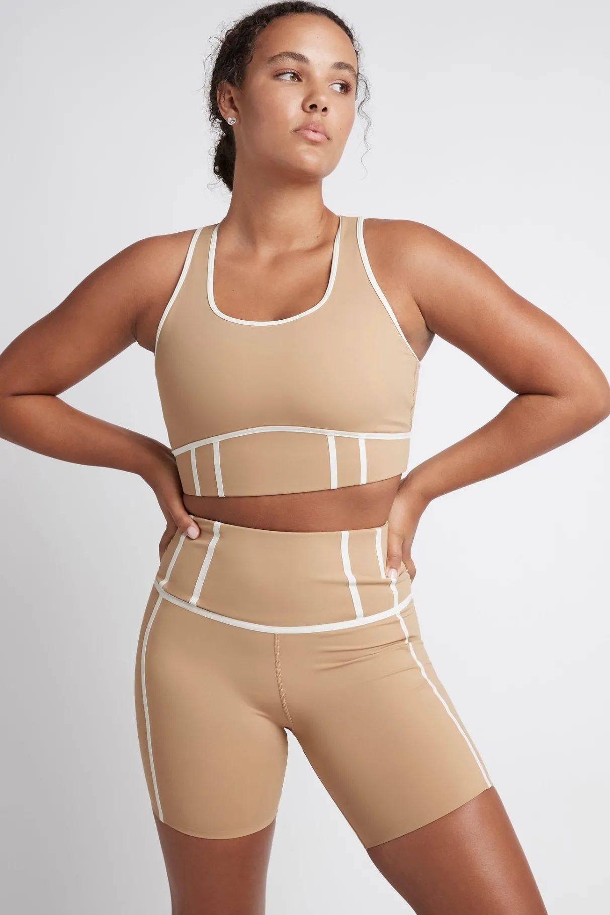 bonded_seam_training_sports_bra__6.webp Best Aje ATHLETICA Bonded Seam Training Sports Bra 310 Beige/Light Ivory