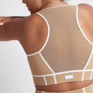 Best Aje ATHLETICA Bonded Seam Training Sports Bra 310 Beige/Light Ivory
