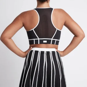 Best Sale Aje ATHLETICA Bonded Seam Training Sports Bra 310 Black/White