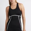 Shop Aje ATHLETICA Bonded Seam Training Tank 115 Black/White