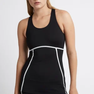 Shop Aje ATHLETICA Bonded Seam Training Tank 115 Black/White