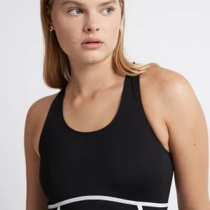 Shop Aje ATHLETICA Bonded Seam Training Tank 115 Black/White