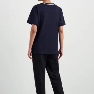 Best Aje ATHLETICA Bordered Classic Logo Tee 102 Galaxy Blue