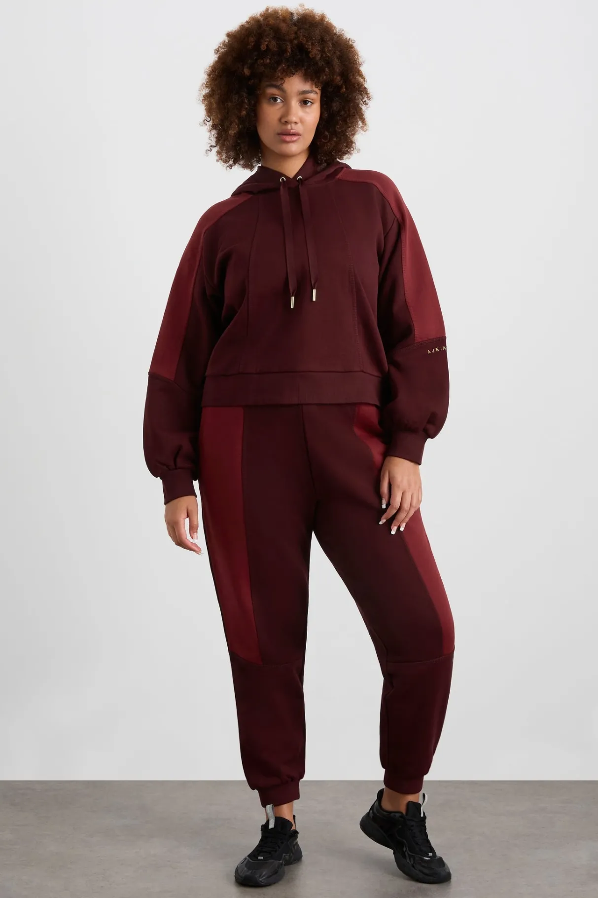 boxy_cropped_hoodie__10.webp Fashion Aje ATHLETICA Boxy Cropped Hoodie 405 Burgundy Red Currant