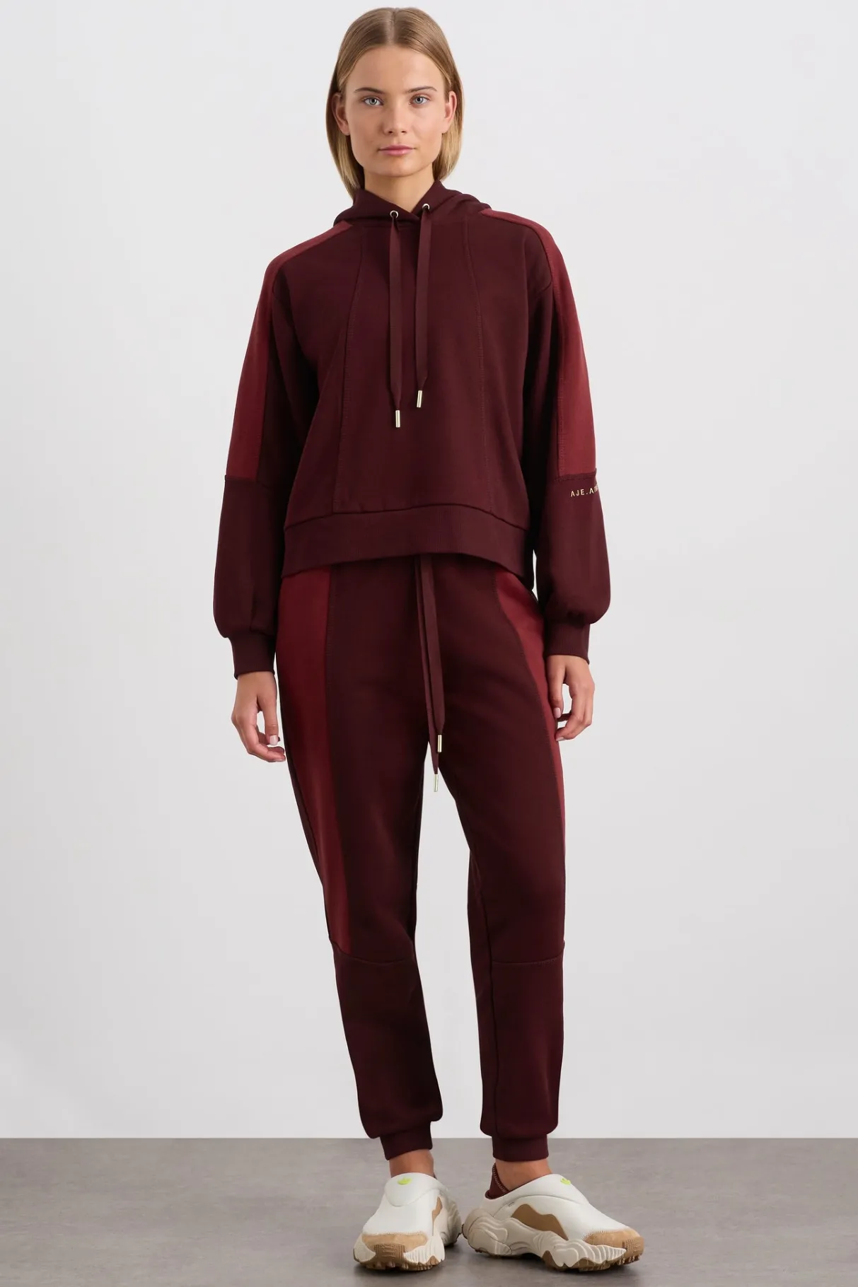 boxy_cropped_hoodie__2.webp Fashion Aje ATHLETICA Boxy Cropped Hoodie 405 Burgundy Red Currant