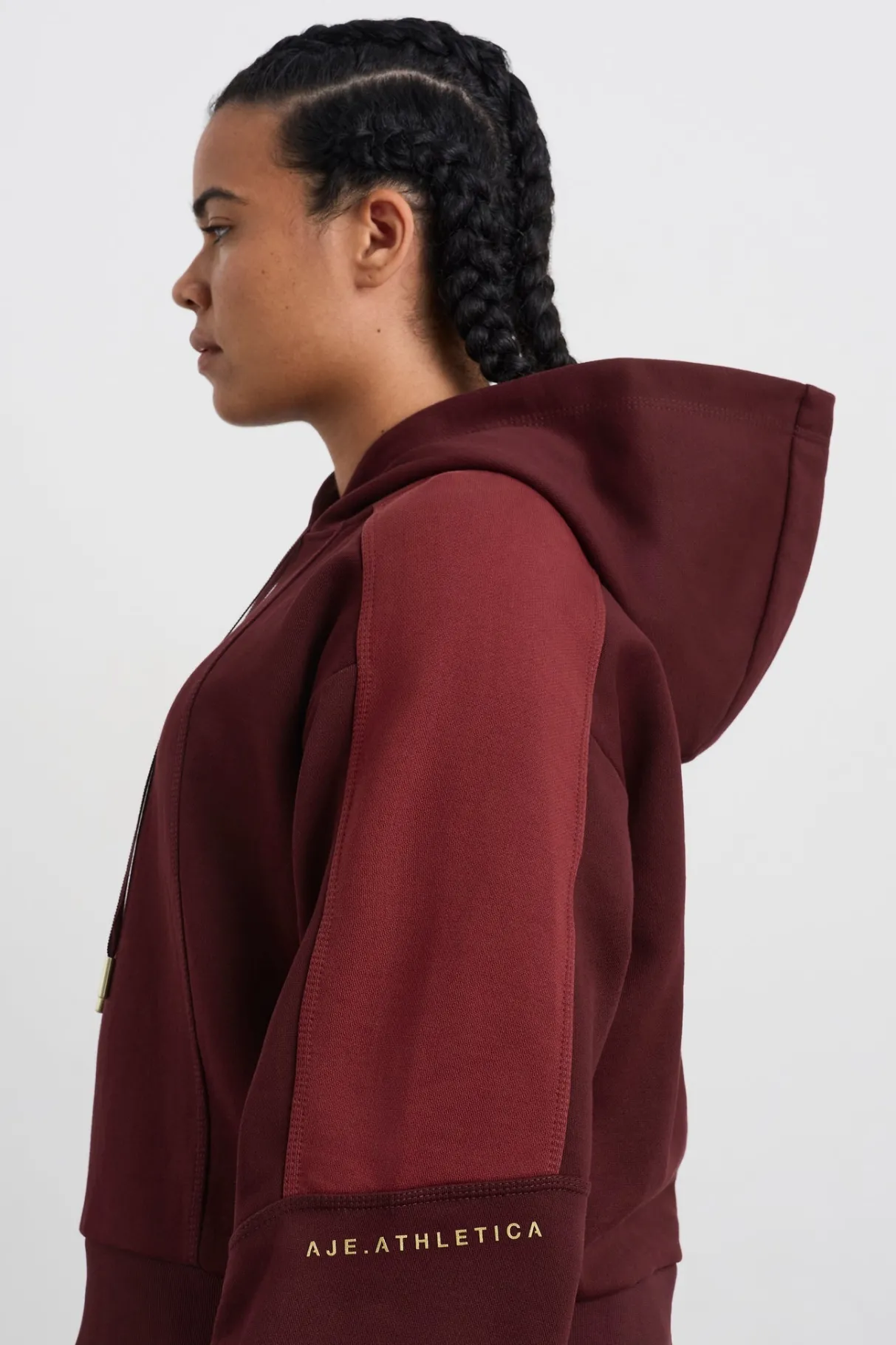 boxy_cropped_hoodie__7.webp Fashion Aje ATHLETICA Boxy Cropped Hoodie 405 Burgundy Red Currant