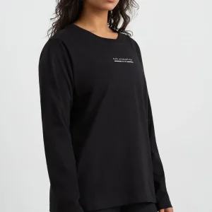 Hot Aje ATHLETICA Boyfriend Long Sleeve Tee 127 Black