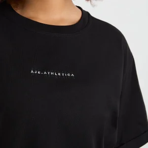 Clearance Aje ATHLETICA Boyfriend Tee 102 Black