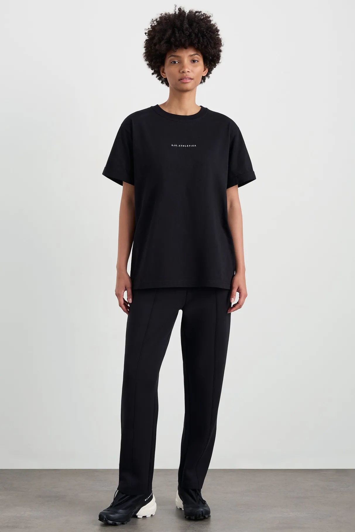 boyfriend_tee__2.webp Clearance Aje ATHLETICA Boyfriend Tee 102 Black
