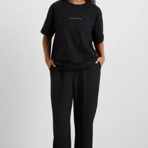 Clearance Aje ATHLETICA Boyfriend Tee 102 Black