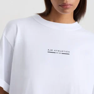 Discount Aje ATHLETICA Boyfriend Tee 102 White