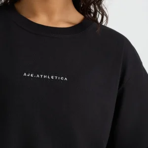 Clearance Aje ATHLETICA Boyfriend Tee 102 Black