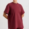 Outlet Aje ATHLETICA Boyfriend T-Shirt 120 Plum Red