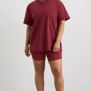 Outlet Aje ATHLETICA Boyfriend T-Shirt 120 Plum Red
