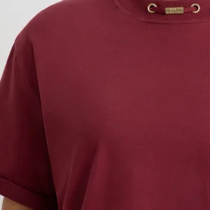 Outlet Aje ATHLETICA Boyfriend T-Shirt 120 Plum Red