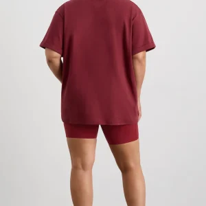 Outlet Aje ATHLETICA Boyfriend T-Shirt 120 Plum Red