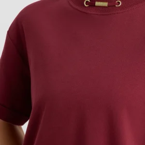 Outlet Aje ATHLETICA Boyfriend T-Shirt 120 Plum Red