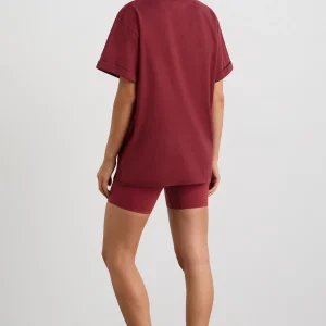 Outlet Aje ATHLETICA Boyfriend T-Shirt 120 Plum Red