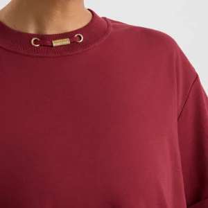 Outlet Aje ATHLETICA Boyfriend T-Shirt 120 Plum Red