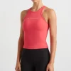 Online Aje ATHLETICA Braided Active Racer Tank 345 Watermelon Pink