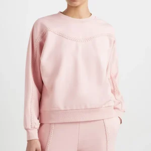 Best Aje ATHLETICA Braided Crew Jumper 401 Blush