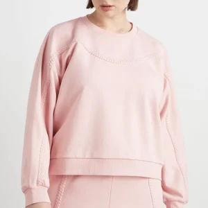 Best Aje ATHLETICA Braided Crew Jumper 401 Blush
