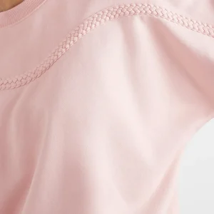 Best Aje ATHLETICA Braided Crew Jumper 401 Blush