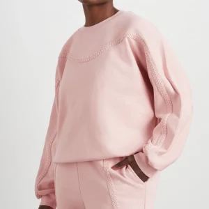Best Aje ATHLETICA Braided Crew Jumper 401 Blush