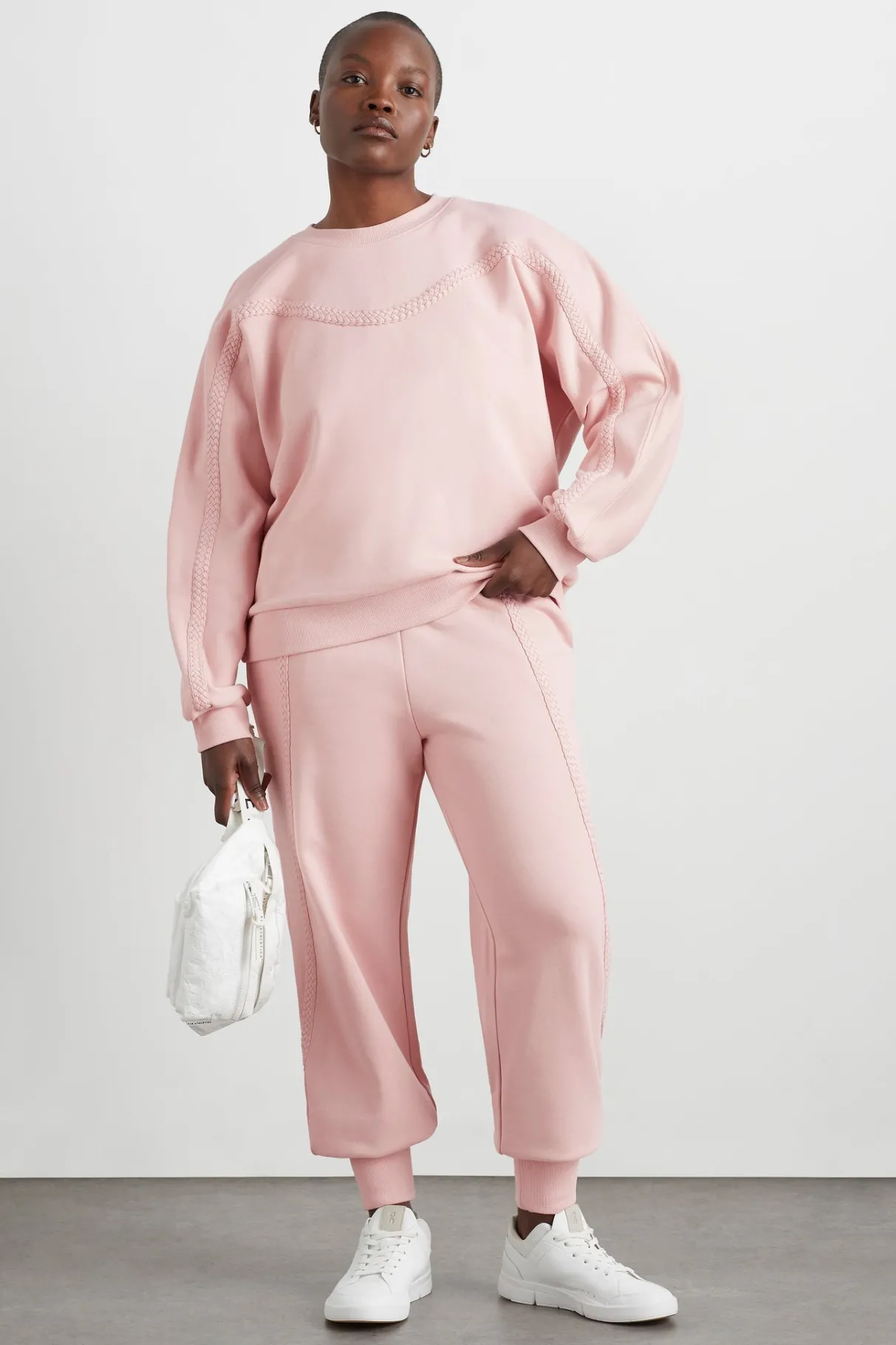 braided_crew_jumper__6.webp Best Aje ATHLETICA Braided Crew Jumper 401 Blush