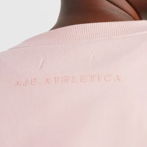 Best Aje ATHLETICA Braided Crew Jumper 401 Blush