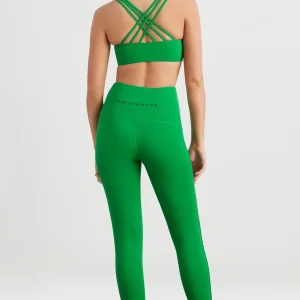 Best Sale Aje ATHLETICA Braided Hem Sports Bra 324 Vivid Green