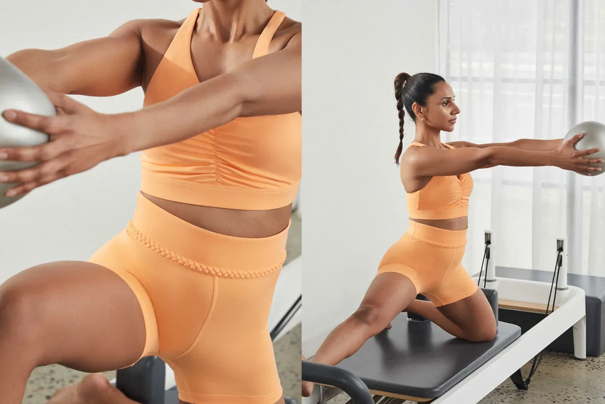 braided_shorts__17.webp Cheap Aje ATHLETICA Braided Shorts 630 Soft Apricot