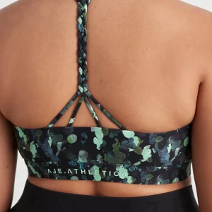 Cheap Aje ATHLETICA Braided Strappy Sports Bra 334 Green Painted Freeform