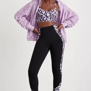 Sale Aje ATHLETICA Braided Strappy Sports Bra 334 Lavender Painted Freeform