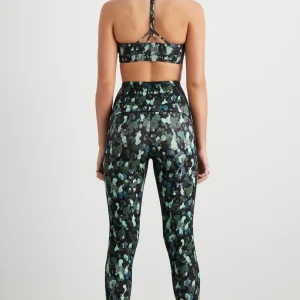 Cheap Aje ATHLETICA Braided Strappy Sports Bra 334 Green Painted Freeform