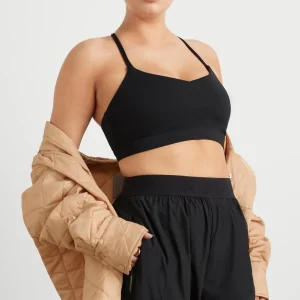 Cheap Aje ATHLETICA Braided Strappy Sports Bra 334 Black/White