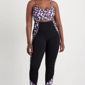 Sale Aje ATHLETICA Braided Strappy Sports Bra 334 Lavender Painted Freeform
