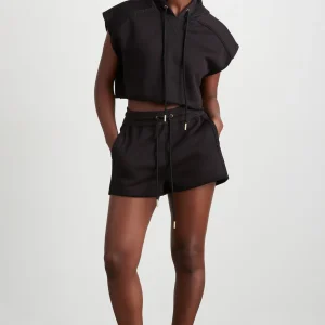 Best Aje ATHLETICA Braided Terry Crop Hoodie 402 Black