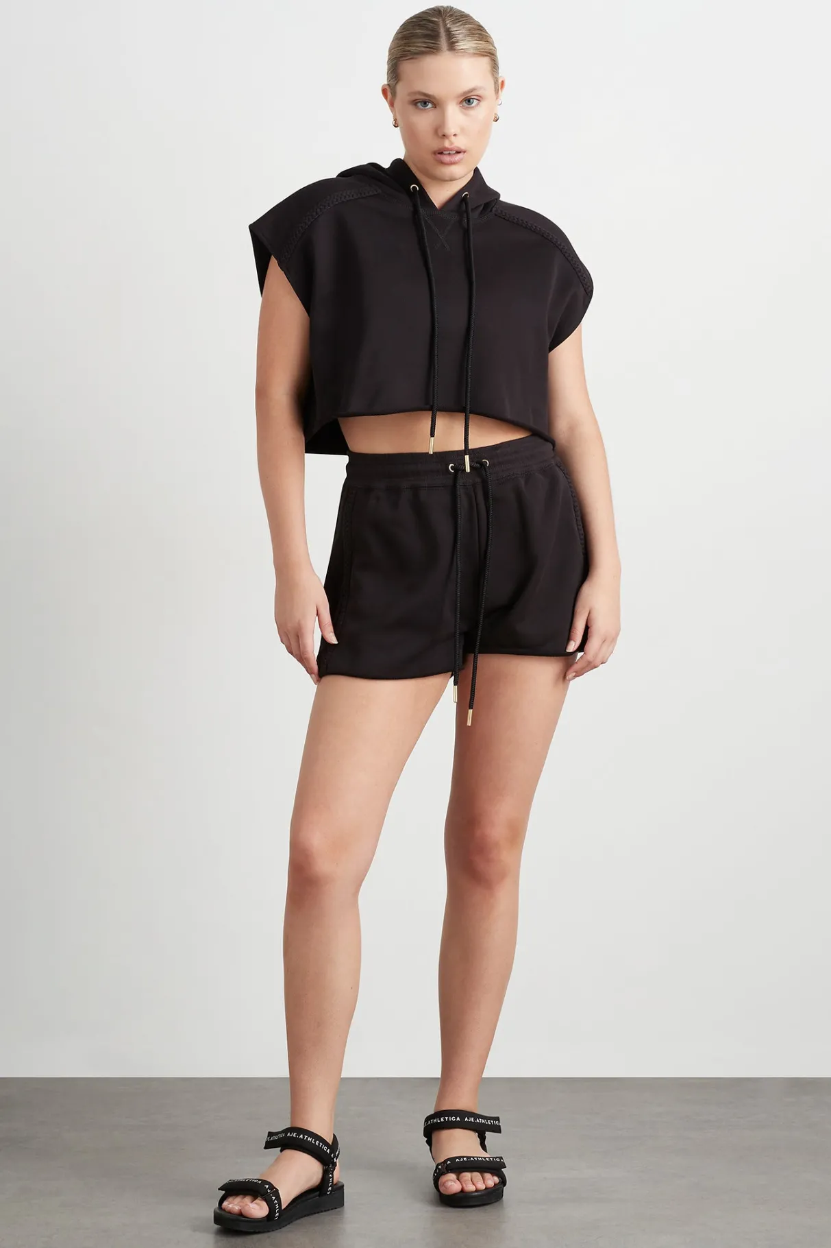 braided_terry_crop_hoodie__8.webp Best Aje ATHLETICA Braided Terry Crop Hoodie 402 Black