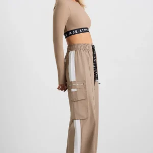 Sale Aje ATHLETICA Cargo Pants 512 Dune/Ivory